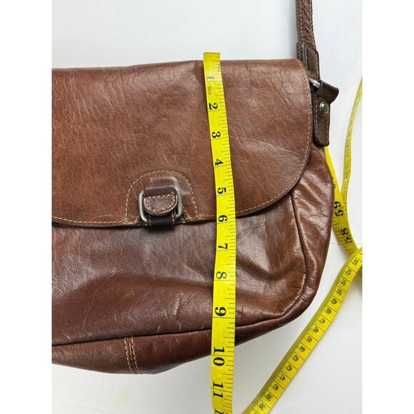 JACK GEORGES Leather Crossbody Bag with Adjustable Strap - Picture 10 of 10